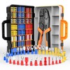 Preciva Crimping Tool for Insulated Terminals Wire Connectors, AWG20-10 Ratchet