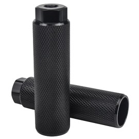 NiceLand Universal Bike Pegs,2pcs Aluminum Alloy Bike Pegs for BMX Mountain Bike Cycling Rear Stunt Pegs-Black