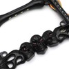 XKMT- Black Cruiser Accessories Skull & Flame LED License Plate