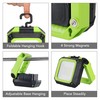 LOVORK 2 Pack Rechargeable Work Light Clamp Rotating Flood Light,