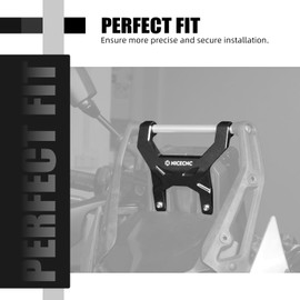 NICECNC Black Aluminum Anti-Shake Support Dash Stabilizer Compatible with Yamaha Tenere 700 /XTZ700 2019-2023, Not Fit Digital Tft Screen