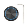 Guitar Knob Aluminum Black Plate Blue Line Professional 1/4in Axes