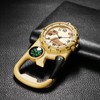 JewelryWe Carabiner Watch Sports Watch with Carabiner Analogue Quartz Compass