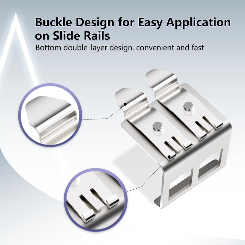 Metal DIN Rail Mounting Module for Snap-on Trapezoidal Jacks Connected