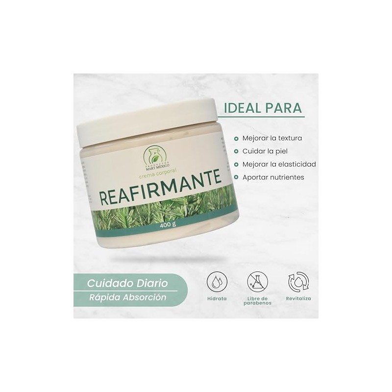 Crema Corporal Hidratante Reafirmante 400 Gr Productos Mart Mexico