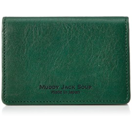 Madijack Soup No. 76034 Colors Color Card Case, Business Card Holder, Pass Case, Men's, Women's, Thin, Lightweight, Genuine Leather, Cowhide Leather, Solid Color, Made in Japan, green