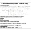 Creatine Monohydrate Powder 1Kg | Pure Micronised | Packaging May