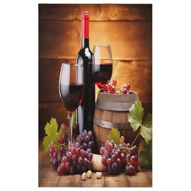 DJYQBFA Red Wine Grape Kitchen Towels Set of 2 Highly Absorbent Hand Towels Dish Cloths for Bar Tea Home Household 28.3x17.7 inch