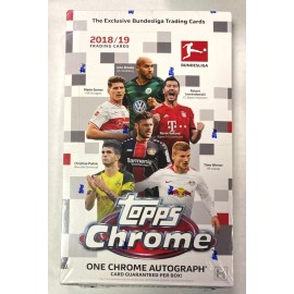2018-19 Topps Chrome Bundesliga Soccer HOBBY Box Factory Sealed New