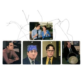 Prison Mike Dwight Andy Pam Jim Kevin - The Office Inspired Pack Of 5 - Car Air Fresheners