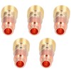 5Pcs 3/32in Gas Lens Collet Body Metal Welding Connector Replacement