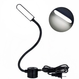 AUTIDEFY Sewing Machine Light,LED Sewing Machine Working Light Lamp,Portable Flexible Gooseneck Lampe with Magnetic Base for Workbench Lathe Drill Press(Black)(1 Pack)