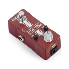 xinyee SCURU Guitar Distortion Effects Pedal DIST/VOL/TONE High Gain Amps Dynamic Response DC 9V 6.35mm Input/Output Interface Electric Guitar Distortion Effector with True Bypass