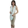ToBeInStyle Women's Subtle Striped Infinity Scarf - Mint