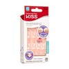 Kiss Everlasting French Nail Manicure, Chip-Free, Flexi-Fit Technology, Real Short,