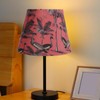Large Beautiful Lampshade, Modern Simple Velvet Exquisite Flamingos Pattern Conical