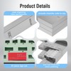Precision 81-Piece Steel Gauge Block Set, Grade B Accuracy for