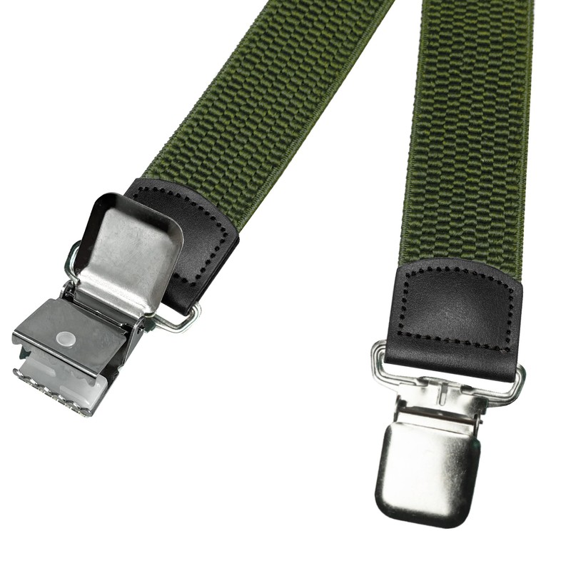 JEMYGINS X Shape Men's Adjustable Elastic Braces with 4 Metal