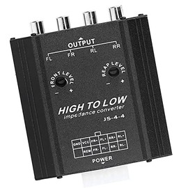 12 V 4 Channel for Impedance Converter High to Low Line Car Stereo Radio Speaker Frequency Filter for o Converter Channel High to Low
