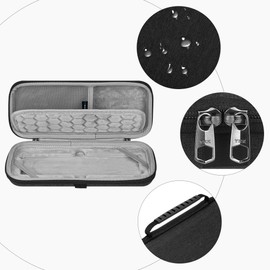 GEEKRIA Hard Shell Travel Carrying Case, Compatible with Teenage Engineering OP-Z Portable Sequencer, Synthesizer, Drum Machine Bag (Dark Gray)