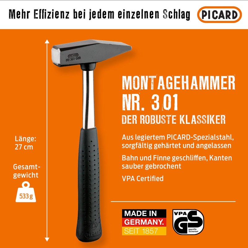 Picard 0030100-300 Mounting Hammer Nr. 301