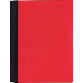 Office Depot® Brand Stellar Notebook with Spine Cover, 6" x 9-1/2", 3 Subject, College Ruled, 120 Sheets, Red