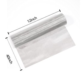 304 Stainless Steel Woven Wire 120 Mesh Fine Screen Mesh Steel Woven Mesh for Filter Mesh, Filtration Cloth, 12 x 40 Inch