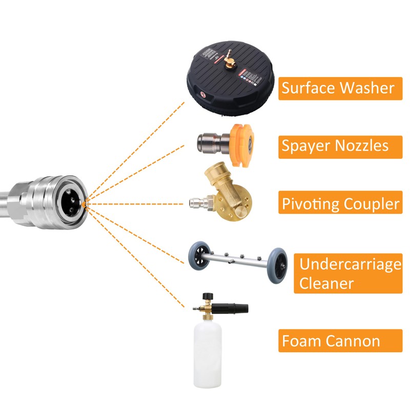 PWACCS Pressure Washer Extension Wand, Universal Lance Extension for Power
