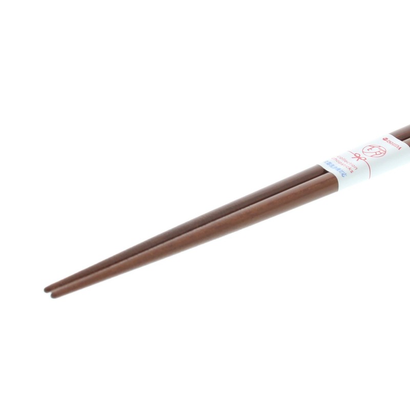Ishida Chopsticks Cat (Cat), Wooden (Natural Wood), Acrylic, 8.1 inches