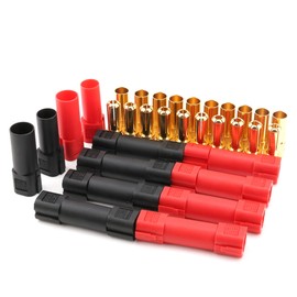 10pairs Amass XT150 6mm Bullet Connector Adapter Plug Set Male Female 130 High Rated Amps for RC LiPo Battery … … …