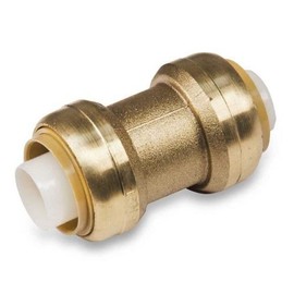 1/2 Push-To Connect Straight Coupling Connector 5 in Pack