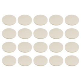 HARFINGTON 20pcs Wool Felt Polishing Pads, 3 Inch Buffing Wheel Polish Pad Flocking Hook & Loop Back for Car Glass Plastic Metal Stone