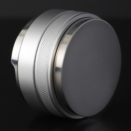 Coosigar 51mm Coffee Distributor and Tamper,Dual Head Coffee Leveler Fits for Delonghi 51mm Portafilter,Professional Espresso Hand Tamper.(Silver)