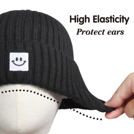 MaxNova Infant Beanie 6-36 Months Black/Army Green 2 Pack