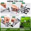 Qualirey 4 Pcs Outdoor Gopher Trap Easy Set Mole Trap