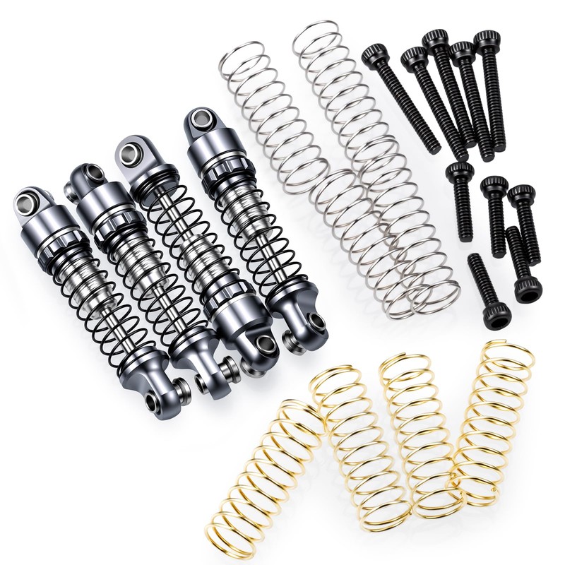 RCLIONS Aluminum 1/30th SCX30 22mm Shock Absorber for AXIAL SCX30