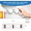 SOPHICO Organizer for Fridge, 4 Capacity Sliders for Refrigerator, Yogurt