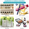 YZDZSW Plastic Storage Boxes, 4 Pcs Bathroom Storage Baskets, Plastic