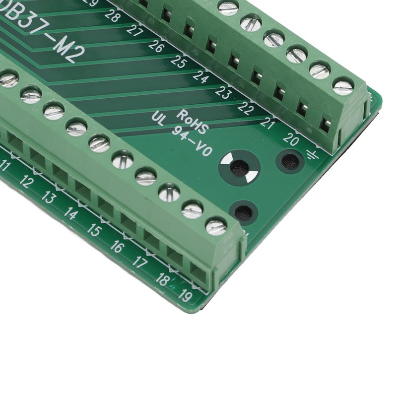 DB37 Breakout Connector Terminal Board Straight PCB Insulated Anti Interference