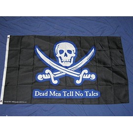 3x5 Dead Men Tell No Tales Pirate Flag Jolly Roger F621