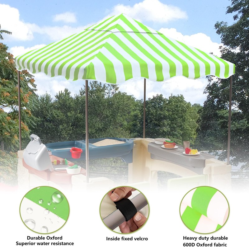 Outdoor Kids Playhouse Replacement Canopy,Replacement Top Cover Suitable for Step2