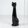 Allure Home Creation Black Cat 2-Piece Toilet Brush Holder and