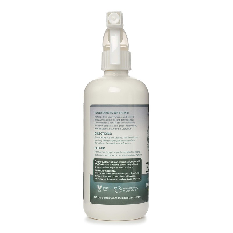 Eco-me Natural Multi Surface Granite and Marble Cleaner, Healthy Fragrance-Free