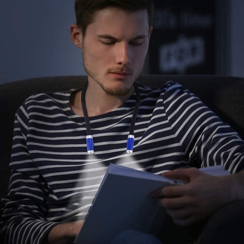 Rechargeable LED Neck Reading Light, Book Lights for Reading in