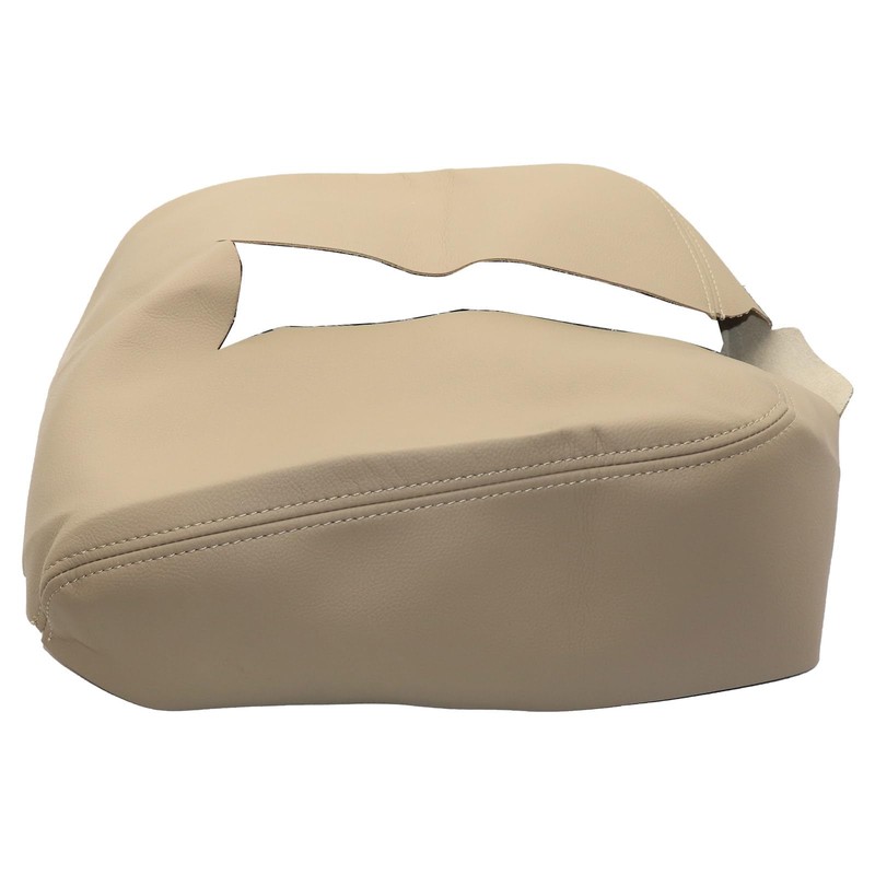 NLQR Leather Console Lid Armrest Cover Tan Compatible with Chevy