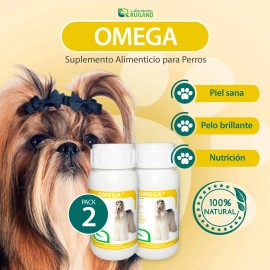 Omega Ruiland Combo X2 Perro Piel Y Pelo 120 Tabletas