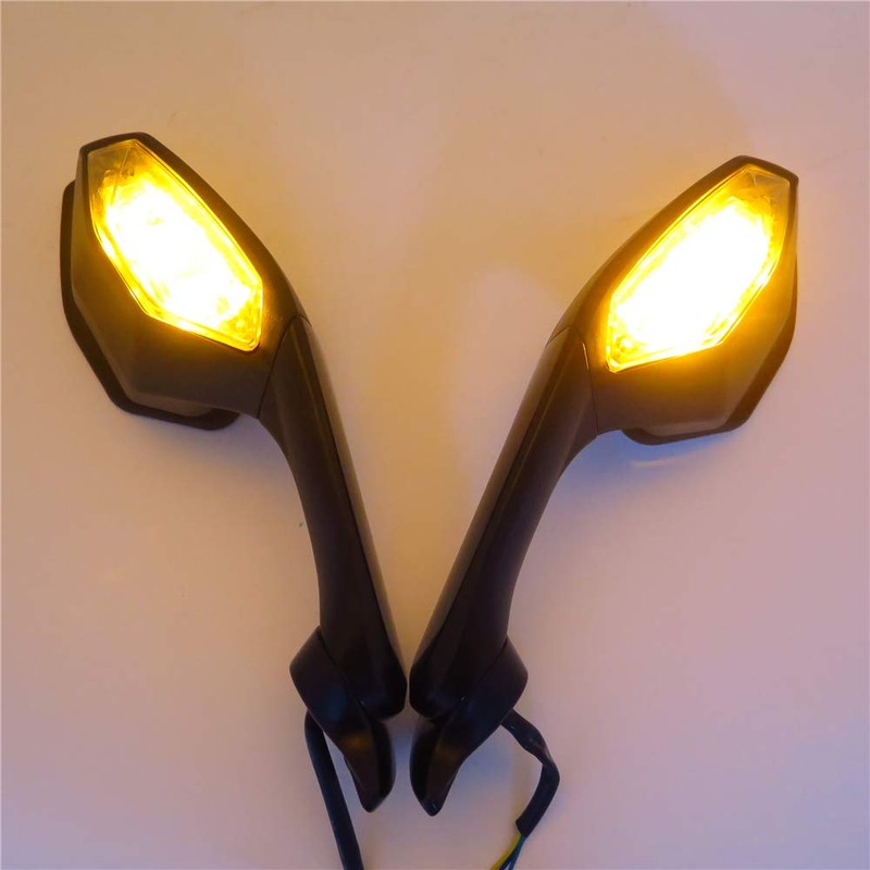 HTTMT- MT252-031- Rearview Mirror LED Turn Signal Light For YZF
