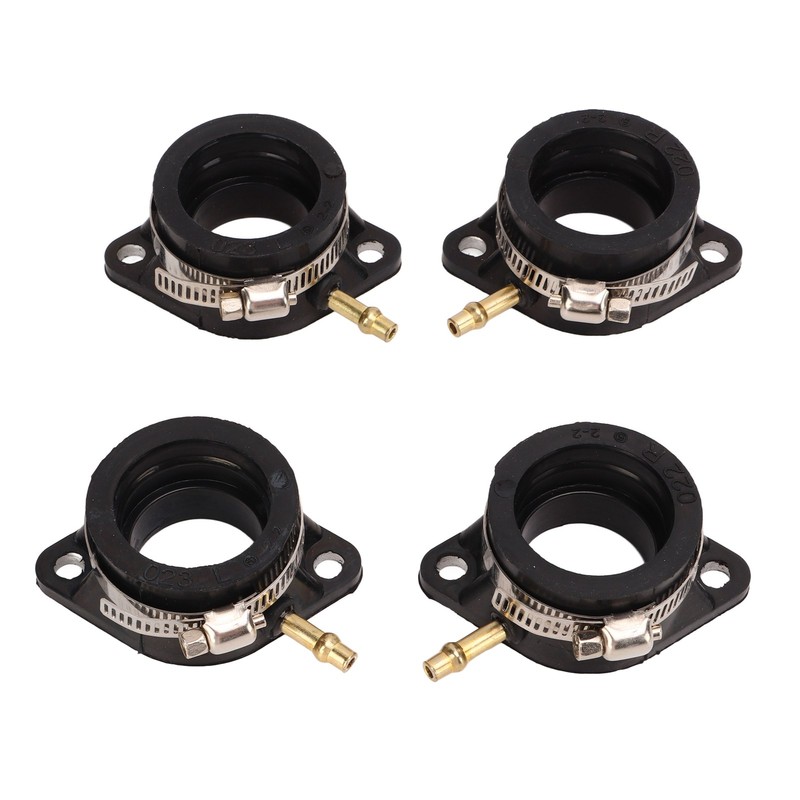 4 Pcs Carburetor Intake Manifold Boots 16065‑028 Rubber Inlet Joint
