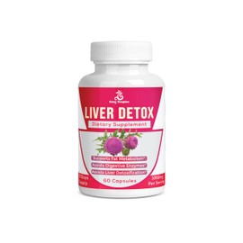 Cozy Tropics Liver Support - Liver Cleanse Detox - Antioxidant Support - Vital Liver Support Supplement - Supports Liver Health, Promotes Digestion & Energy with Milk Thistle - 60 Capsules