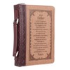 Christian Art Gifts Men's Classic Bible Cover The Lord's Prayer,